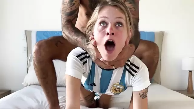Invited an Argentinean girl into the studio and fucked her roughly